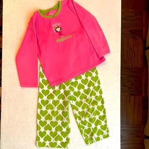 Girl’s fleece pajamas by Carter’s. Size 5